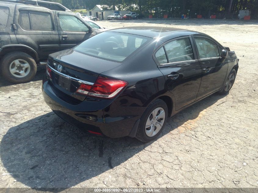 2014 HONDA CIVIC SEDAN LX - 2HGFB2F57EH545944