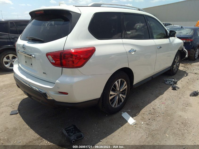 2019 NISSAN PATHFINDER SL - 5N1DR2MN7KC591126