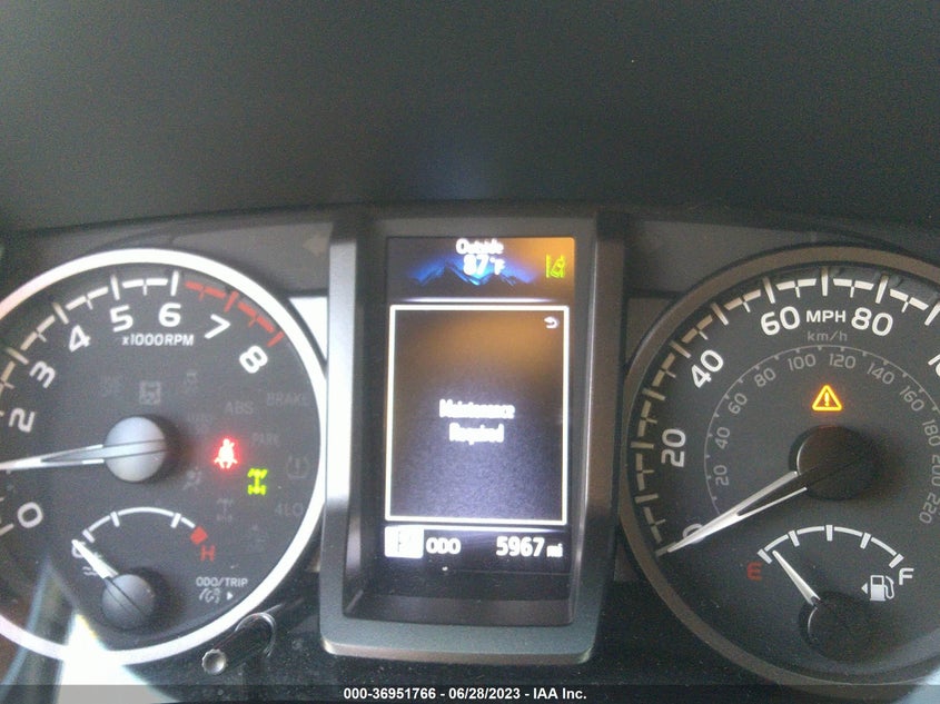 VIN 3TMCZ5AN7PM560700 2023 TOYOTA TACOMA 4WD SR/SR5/TRD SPORT