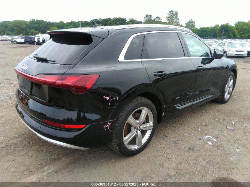 2019 AUDI E-TRON PREMIUM PLUS WA1LAAGE6KB013595