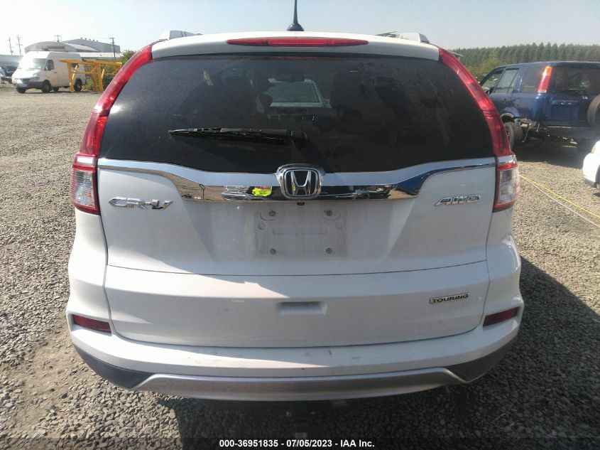 2016 HONDA CR-V TOURING - 5J6RM4H96GL040575