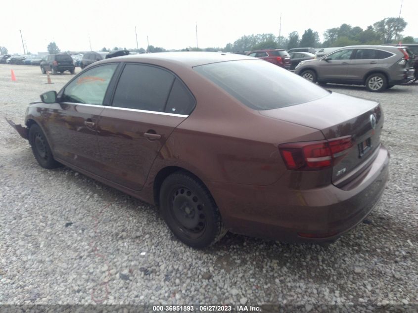 2017 VOLKSWAGEN JETTA S - 3VW2B7AJ1HM390728