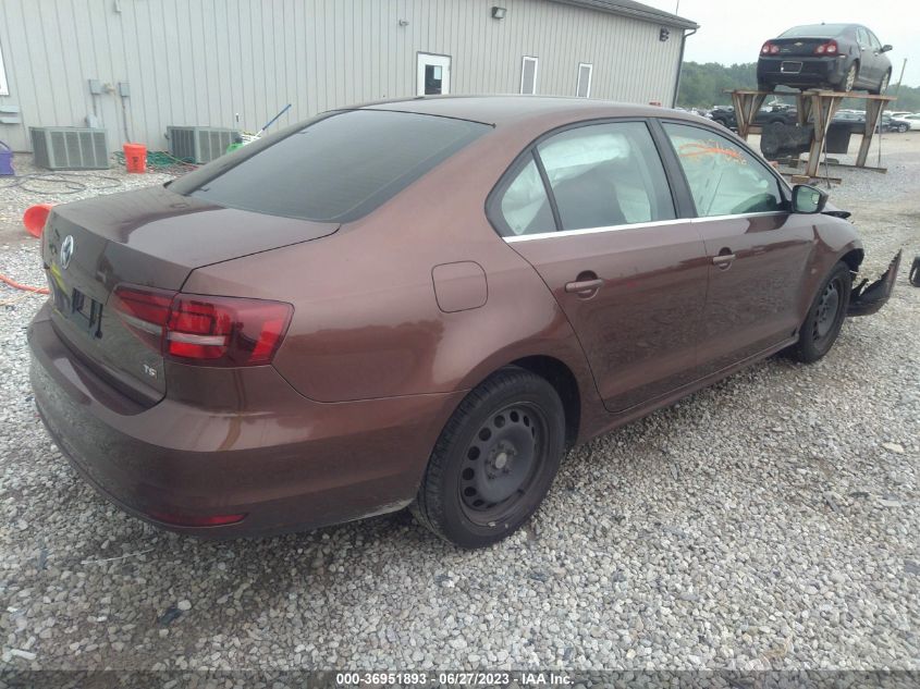 2017 VOLKSWAGEN JETTA S - 3VW2B7AJ1HM390728
