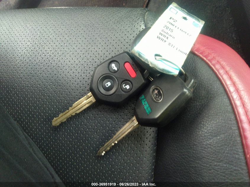 2015 SUBARU WRX STI LIMITED - JF1VA2S68F9811331