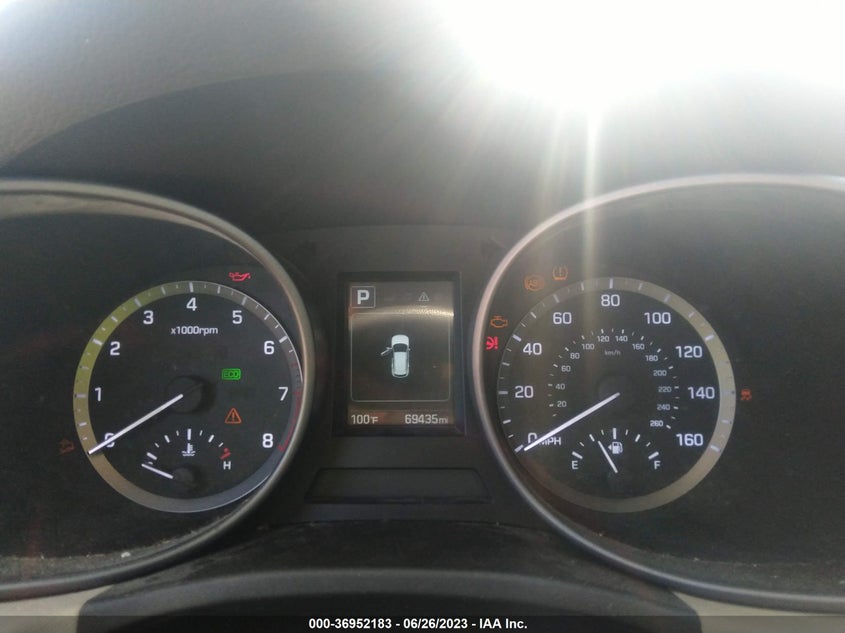 VIN 5NMZU3LB2HH012799 2017 HYUNDAI SANTA FE SPORT 2.4L
