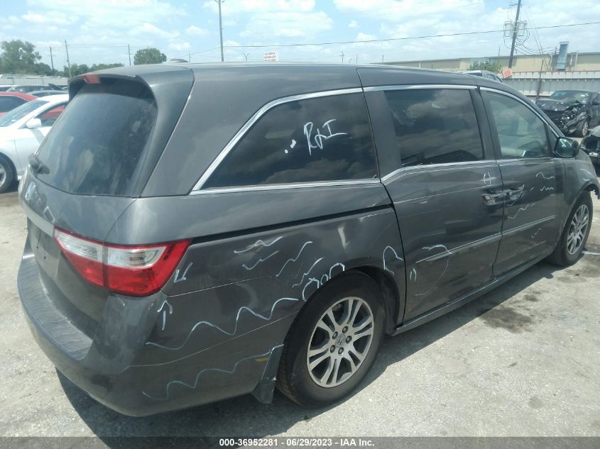 2013 HONDA ODYSSEY EX-L - 5FNRL5H68DB026941