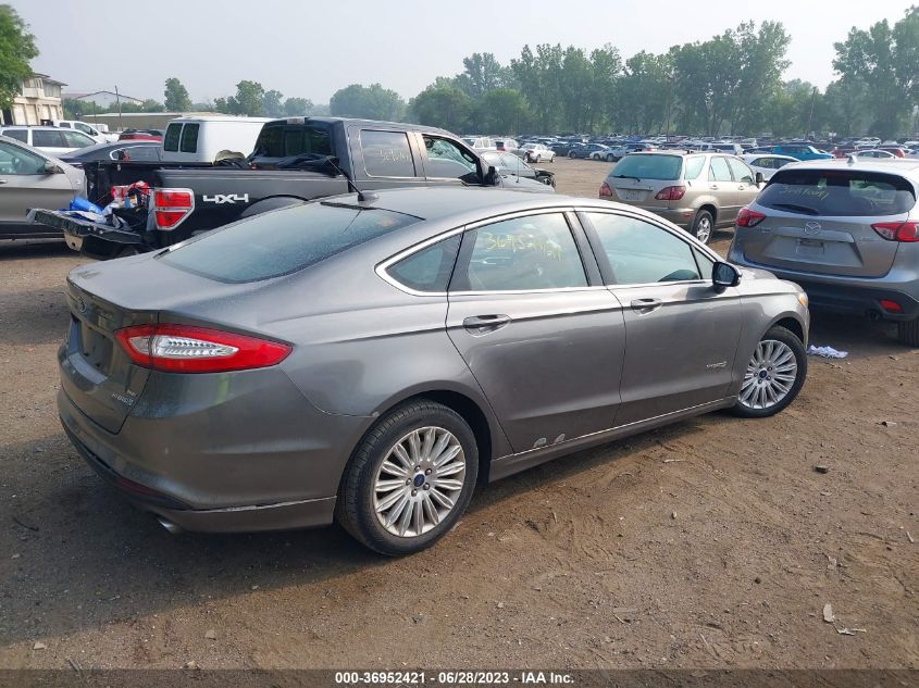 2013 FORD FUSION SE HYBRID - 3FA6P0LU8DR177959