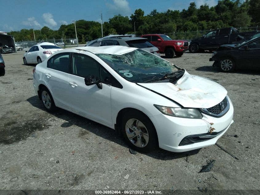2013 HONDA CIVIC SDN LX - 19XFB2F57DE039104