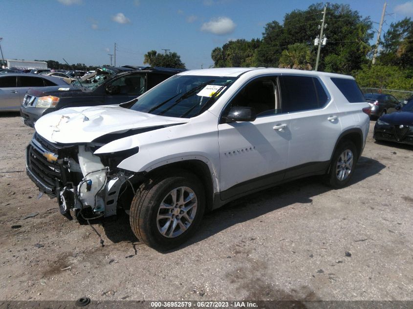 2019 CHEVROLET TRAVERSE LS - 1GNERFKWXKJ184321