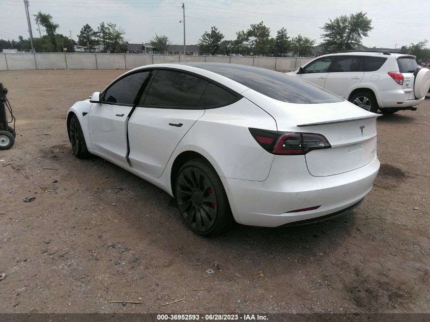 2021 TESLA MODEL 3 PERFORMANCE - 5YJ3E1EC7MF935935