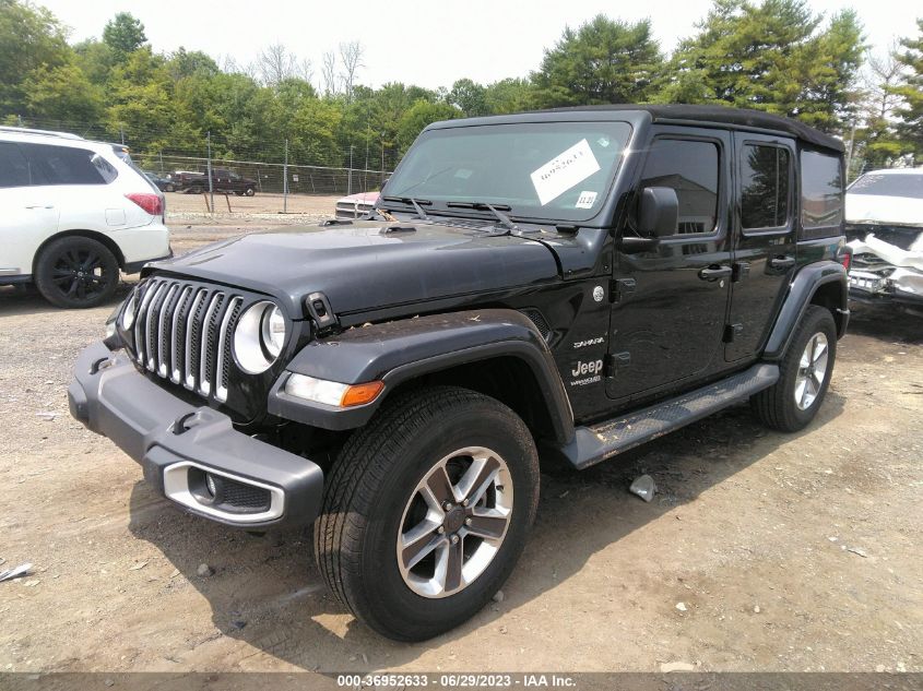 2021 JEEP WRANGLER UNLIMITED SAHARA - 1C4HJXEN2MW506509