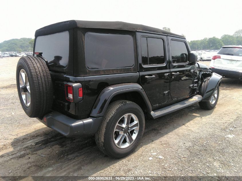 2021 JEEP WRANGLER UNLIMITED SAHARA - 1C4HJXEN2MW506509
