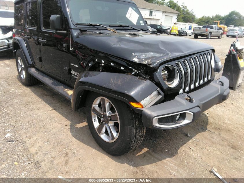 2021 JEEP WRANGLER UNLIMITED SAHARA - 1C4HJXEN2MW506509