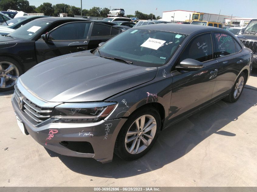 2021 VOLKSWAGEN PASSAT 2.0T S - 1VWAA7A35MC010284