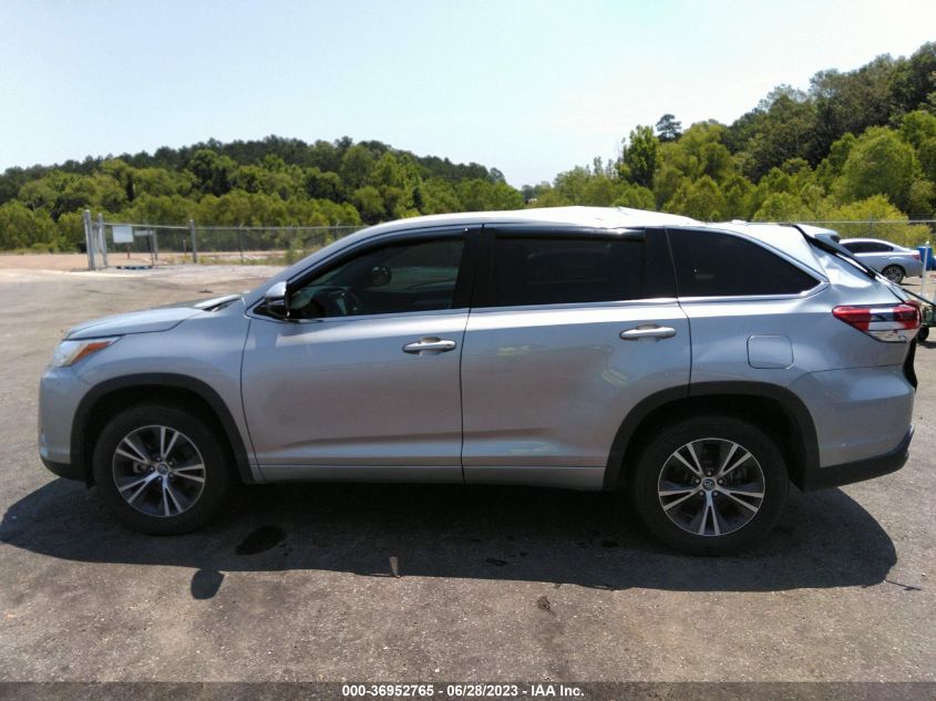 2017 TOYOTA HIGHLANDER LE - 5TDZZRFHXHS215568