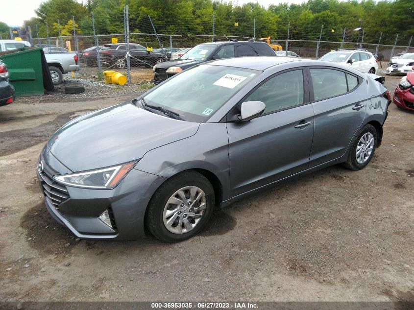 2019 HYUNDAI ELANTRA SE - KMHD74LF7KU810043