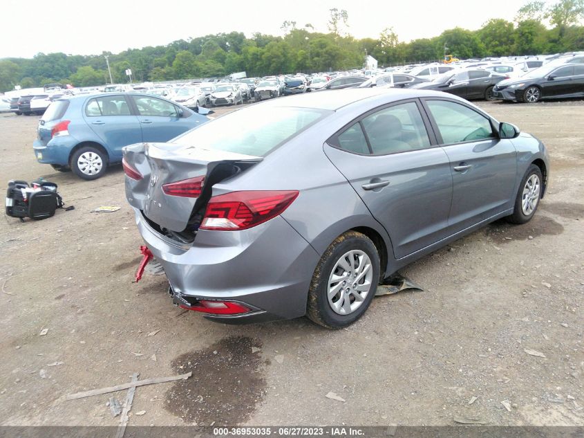 2019 HYUNDAI ELANTRA SE - KMHD74LF7KU810043