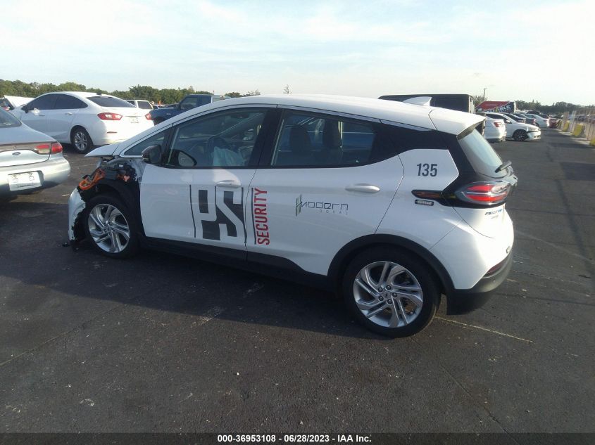 2022 CHEVROLET BOLT EV 1LT 1G1FW6S08N4125586