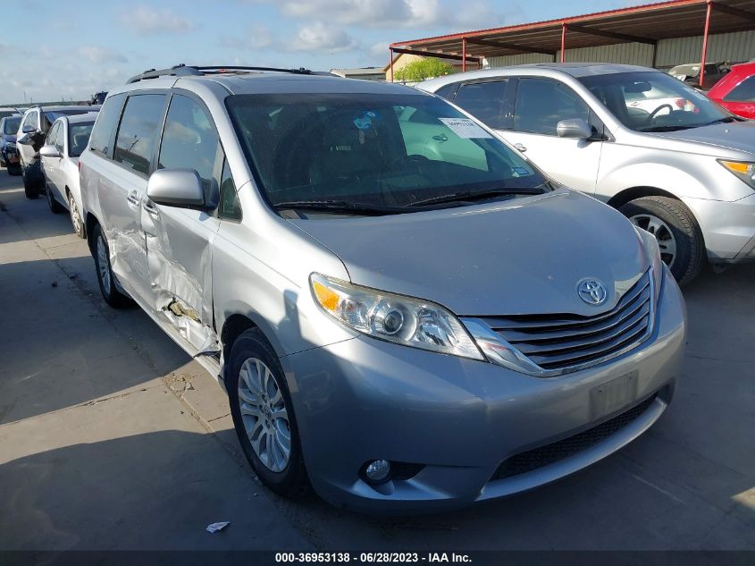 2015 TOYOTA SIENNA XLE/XLE AAS/LTD - 5TDYK3DC8FS670405