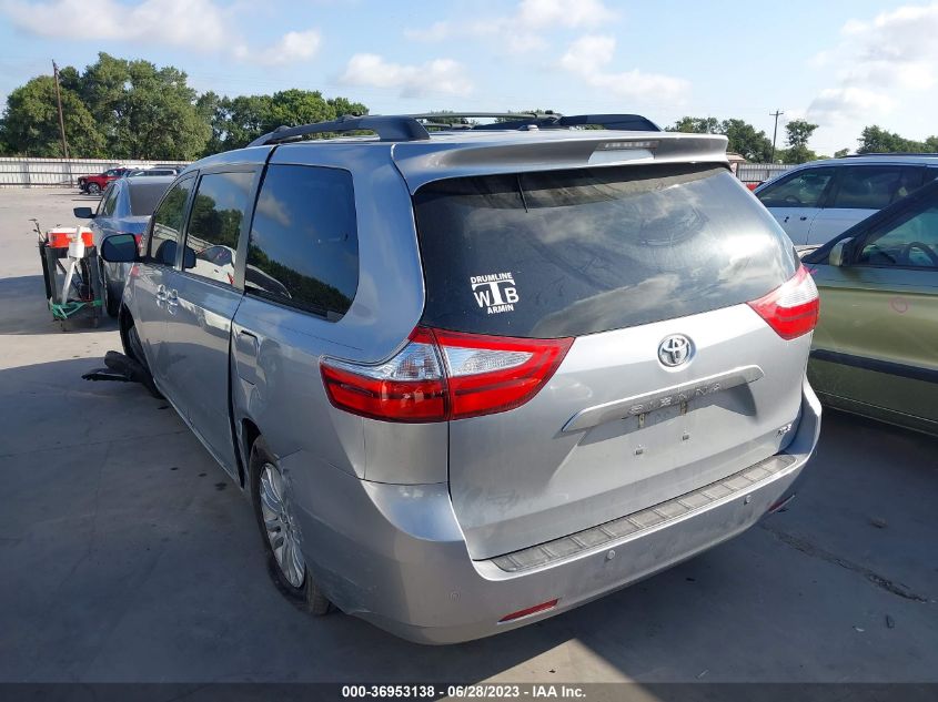 2015 TOYOTA SIENNA XLE/XLE AAS/LTD - 5TDYK3DC8FS670405