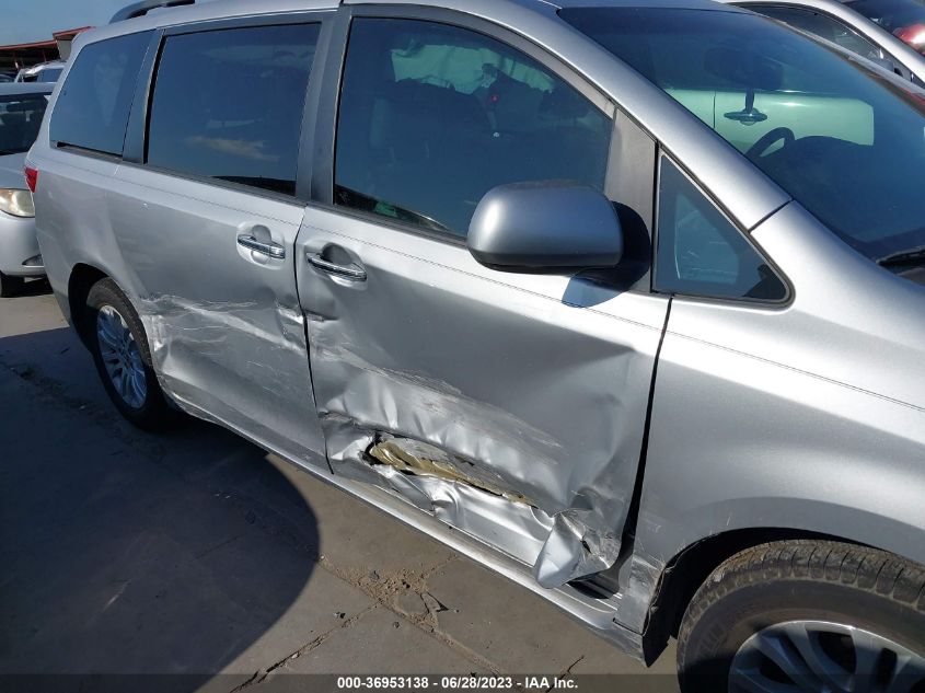 2015 TOYOTA SIENNA XLE/XLE AAS/LTD - 5TDYK3DC8FS670405