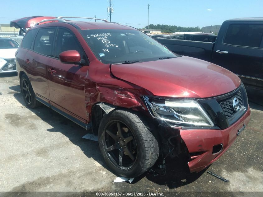 2014 NISSAN PATHFINDER S/SV/SL/PLATINUM - 5N1AR2MN2EC620152