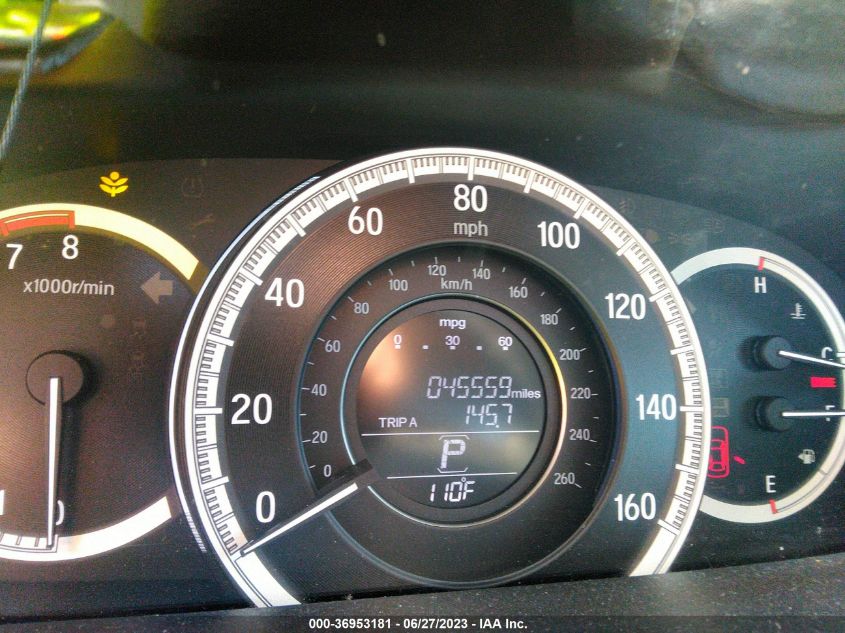 2016 HONDA ACCORD SEDAN EX-L - 1HGCR2F83GA005906
