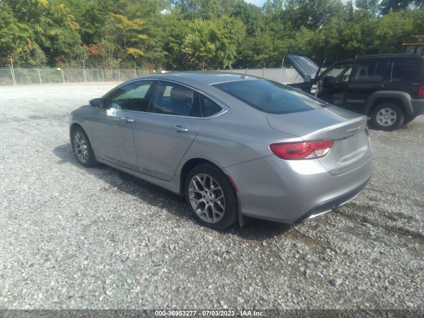 2015 CHRYSLER 200 C - 1C3CCCEG3FN620448
