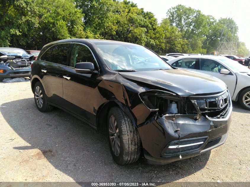 2014 ACURA MDX TECH PKG - 5FRYD4H42EB047298