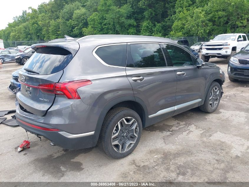 2022 HYUNDAI SANTA FE HYBRID LIMITED KM8S5DA17NU029936