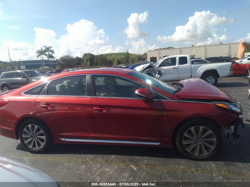 2017 HYUNDAI SONATA SPORT - 5NPE34AF4HH465354