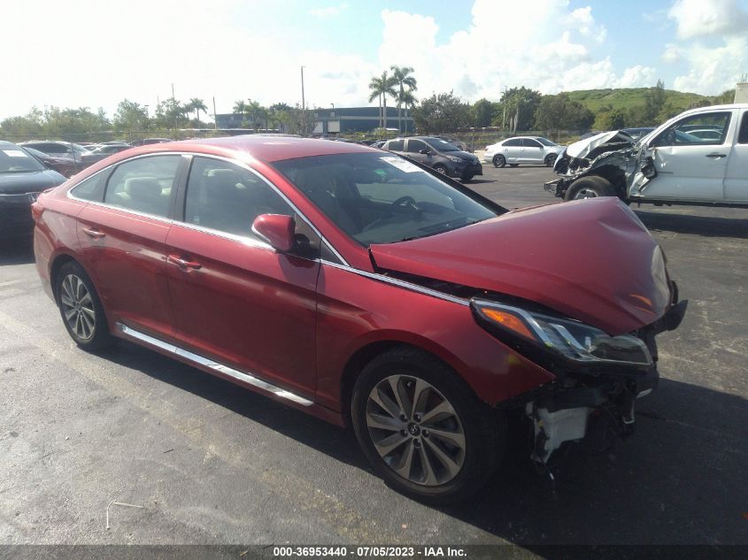 2017 HYUNDAI SONATA SPORT - 5NPE34AF4HH465354