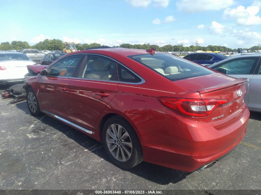 2017 HYUNDAI SONATA SPORT - 5NPE34AF4HH465354