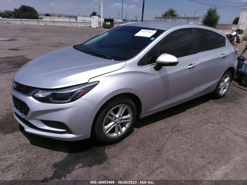 2017 CHEVROLET CRUZE LT - 3G1BE6SM2HS587392