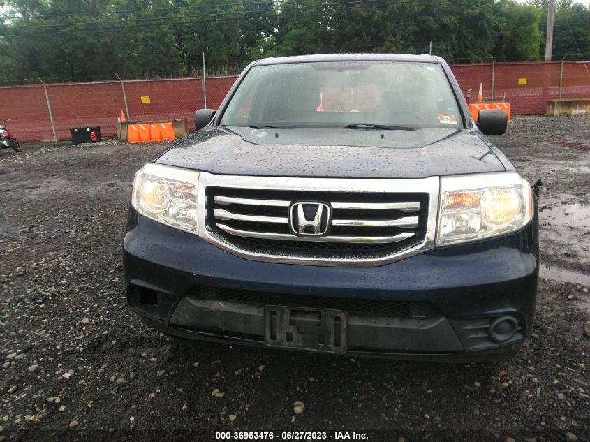 2015 HONDA PILOT LX - 5FNYF4H20FB072583