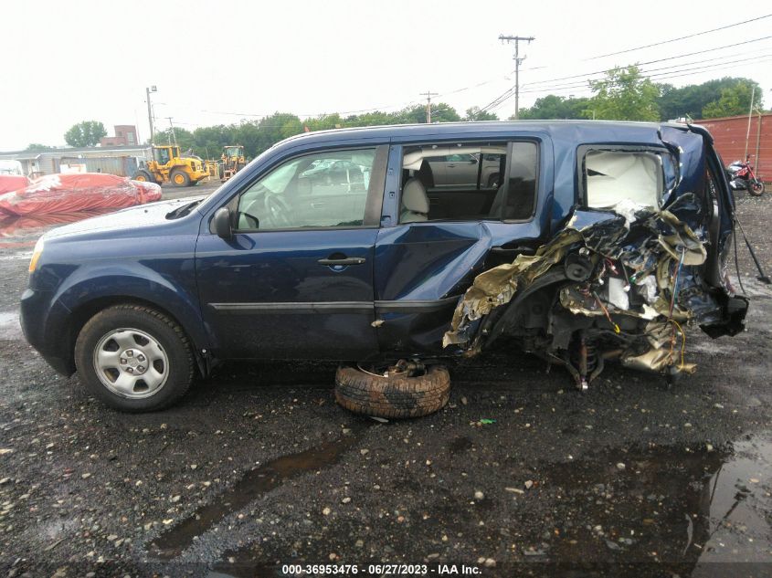 2015 HONDA PILOT LX - 5FNYF4H20FB072583