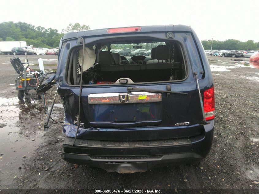 2015 HONDA PILOT LX - 5FNYF4H20FB072583