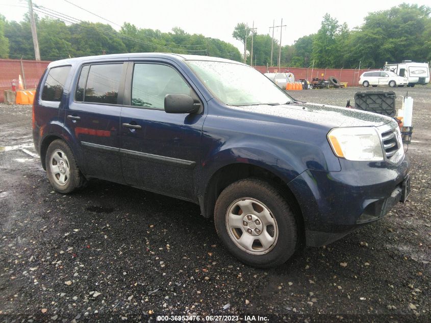 2015 HONDA PILOT LX - 5FNYF4H20FB072583