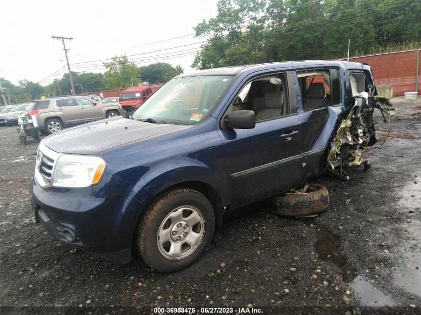 2015 HONDA PILOT LX - 5FNYF4H20FB072583