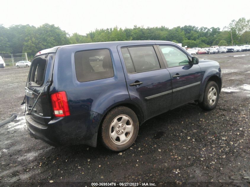 2015 HONDA PILOT LX - 5FNYF4H20FB072583