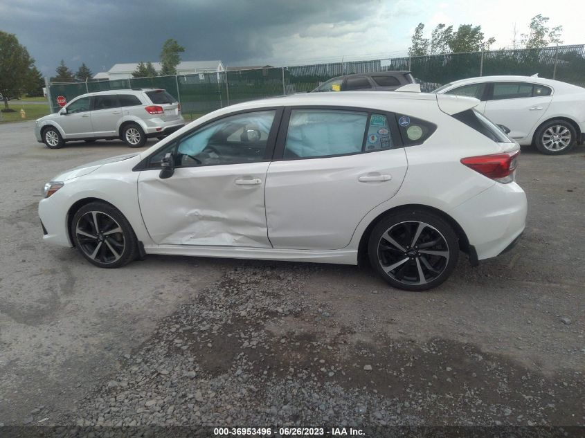 2021 SUBARU IMPREZA SPORT - 4S3GTAM60M3709817