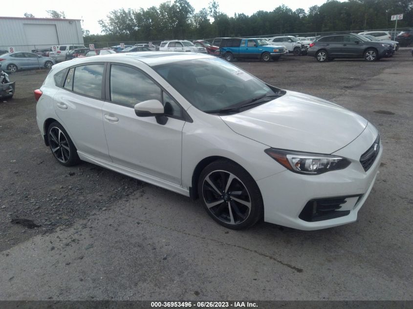 2021 SUBARU IMPREZA SPORT - 4S3GTAM60M3709817