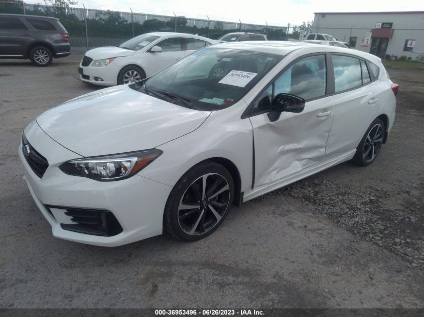 2021 SUBARU IMPREZA SPORT - 4S3GTAM60M3709817