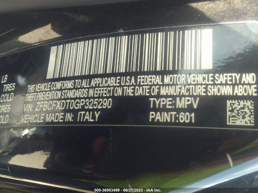 2016 FIAT 500X LOUNGE - ZFBCFXDT0GP325290