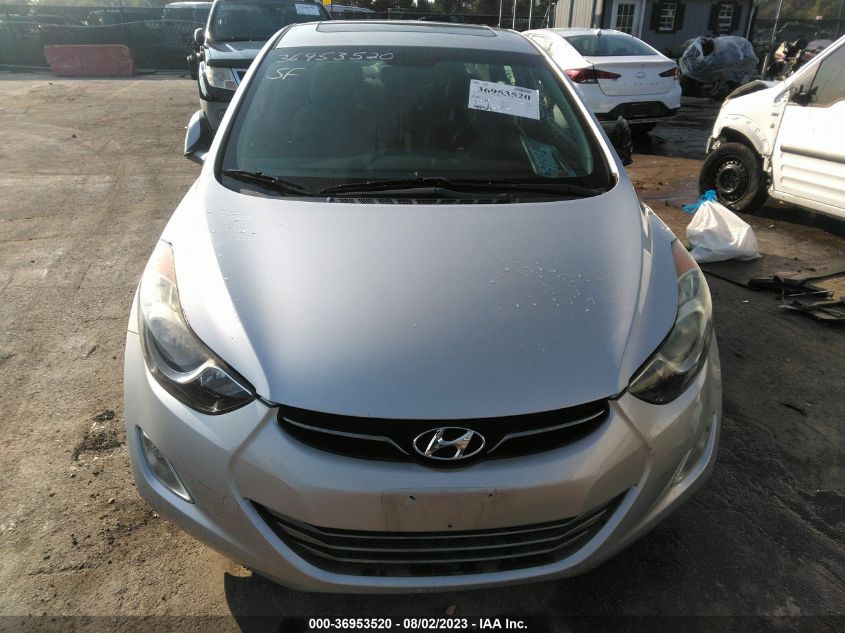 2013 HYUNDAI ELANTRA LIMITED PZEV - 5NPDH4AE4DH224411