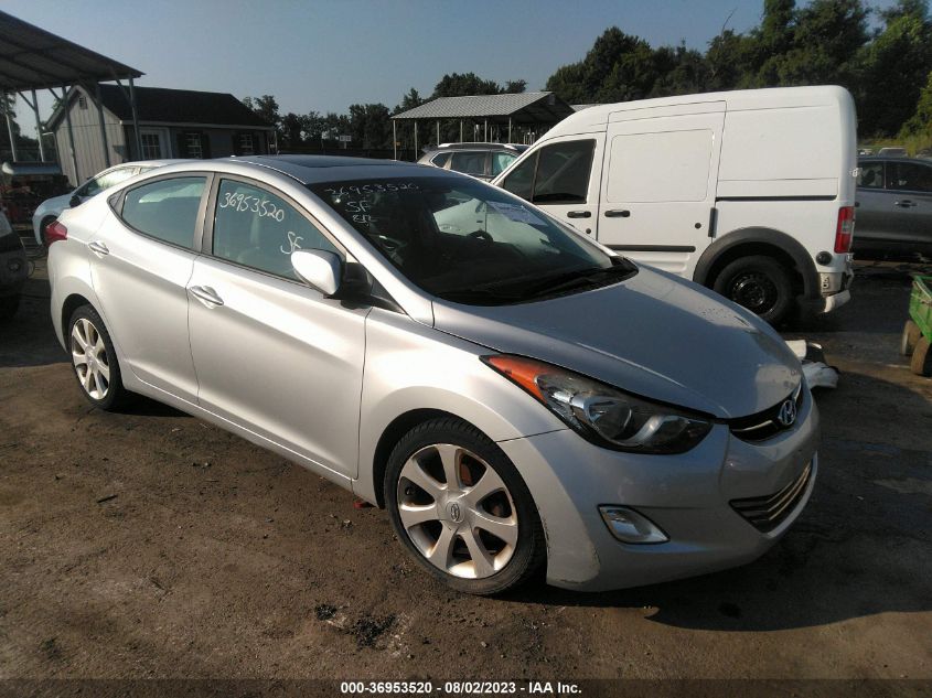 2013 HYUNDAI ELANTRA LIMITED PZEV - 5NPDH4AE4DH224411