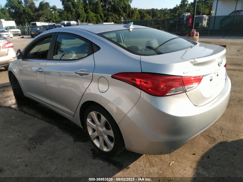 2013 HYUNDAI ELANTRA LIMITED PZEV - 5NPDH4AE4DH224411