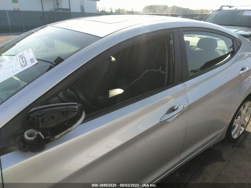 2013 HYUNDAI ELANTRA LIMITED PZEV - 5NPDH4AE4DH224411