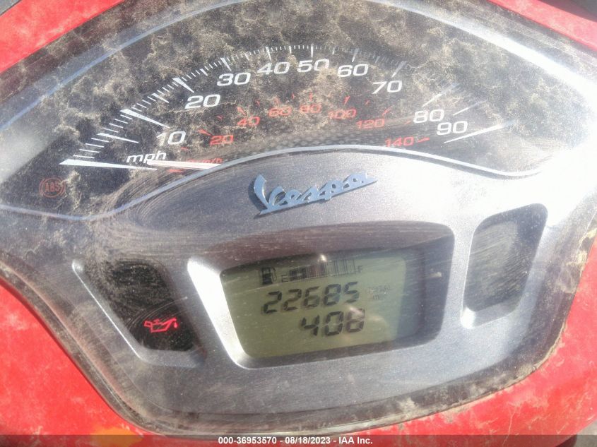 2018 VESPA SPRINT 150 3V ZAPM818G1J5800150