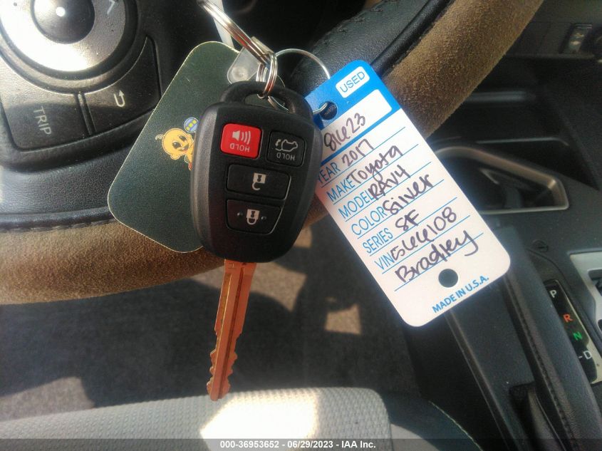 2017 TOYOTA RAV4 XLE - 2T3RFREV1HW566108